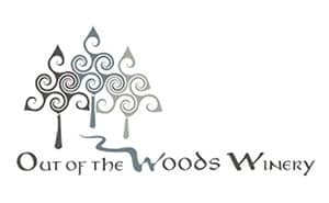 Out of the Woods Winery Logo - Hayward Lakes Eat