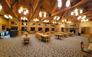 Pine Lodge at Heart Wood Resort Dining Room Hayward Lakes Eat