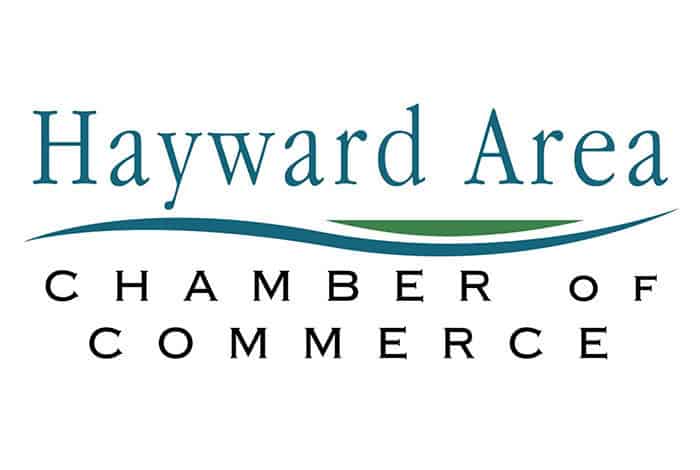 hayward area chamber of commerce logo - Hayward Lakes Activity