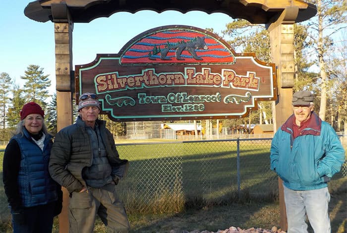 silverthorn park sign - Hayward Lakes Parks